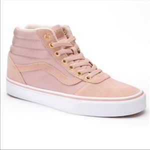 Vans Ward blush hightops size 7.5